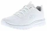 Skechers Femme Graceful Get Connected Chaussures De Marche, Blanc, 38 EU