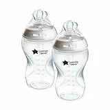 Tommee Tippee Biberons, Biberon Anti-colique Natural Start, 340ml, lot de 2, tétine imitant la forme du sein pour une prise en bouche naturelle