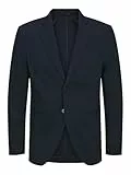 JACK & JONES Jjejaxon Blazer en Jersey Veste de Costume, Bleu Marine, 50 Homme