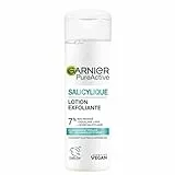 GARNIER Pure Active - Soin Exfoliant Visage - Réduit Les Marques D'acné & Les Pores - Niacinamide, AHA & Acide Salicylique - Formule Liquide Légère - Vegan & Cruelty Free - Unisexe - 120 ml