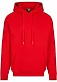 Urban Classics Homme Blank Hoody Sweatshirt Capuche, Rouge (Red), M EU