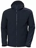 Helly Hansen Mens Paramount Hooded Softshell Jacket, 2XL, Navy