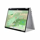 ACER Chromebook Spin 314 CP314-2HN-35TM, Ordinateur Portable Tactile 14'' Full HD, PC Convertible (Intel Core i3-N305, 8Go RAM, 256 Go eMMC, ChromeOS), Gris, Clavier Français AZERTY