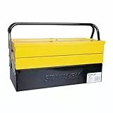 STANLEY 1-94-738 94-738 Boîte métal 5 Tiroirs - Grand Volume de Rangement -deux Poignées Articulées - Système Anti Pince-Doigt - Dimensions: 46 x 20,8 x 20,8