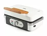 DOMO Sandwich-WAFFEL-Grill 3-in-1 Powder Blanc Sandwichmaker Blanc