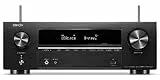 Denon AVR-X1700H Dab Amplificateur AV Home Cinéma 7.2 Canaux, 145W, Radio Dab+/FM, HDMI 8K, HEOS Multiroom, AirPlay 2, Dolby Atmos, DTS:X, Bluetooth - Noir