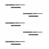 Emuca - Glissières pour tiroir avec roulement à billes 45mm x 400mm, Lot de 5 paires de coulisses à sortie totale, Noir