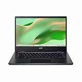 Acer Chromebook 314 CBOA314-1H-C8XY, Ordinateur Portable 14'' Full HD, PC Portable (Intel Celeron N4500, RAM 4Go, 128Go eMMC, Intel UHD Graphics, Chrome OS), Laptop Gris, Clavier AZERTY