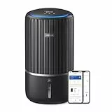 Philips Série 3400 Purificateur d'Air et Humidificateur 2 en 1, Filtre HEPA NanoProtect + Filtre à Charbon Actif, Humidification Hygiénique, CADR 300 m³/h, Taux d'Humidification 650 ml/h (AC3421/13)