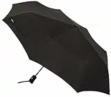 Amazon Basics Octogonale Parapluie pliant à ouverture automatique Noir, 28 x 98 cm