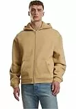 Urban Classics Fluffy Zip Cardigan Unionbeige, XL Maillot de survêtement, Beige uni, Homme