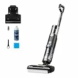 Eureka Rapidwash NEW430 Aspirateur Laveur sans Fil, 15000Pa, 0.8L/0.45L Double Réservoir pour Sols Durs et Poils d'Animaux, avec Navigation Vocale, Auto Nettoyage et Séchage