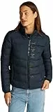 Tommy Jeans TJW LT Down Printed Puffer DW0DW20388 Doudoune, Blue (Dark Night Navy), S Femme
