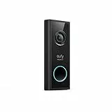 eufy Security Video Doorbell S220 Add-on, Sonnette Vidéo Complémentaire sans Fil, Résolution 2K, Audio Bidirectionnel, Installation Autonome, HomeBase 2 Requise.