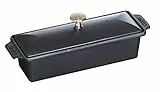 STAUB Terrine en Fonte, Rectangulaire, 30 x 11 cm, Noir Mat, Noire