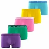 Boxer Homme Coton, Caleçon Homme Naturel et Hypoallergénique (Lot de 5) M