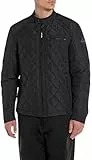 Replay Veste matelassée Transition Veste sans capuche, Deep Blue 498 (Bleu), S Homme