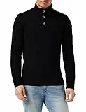 Schott NYC Homme Ploutrider4 Pull Sweater, Noir, L EU
