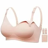 momcozy Soutien-Gorge Allaitement et Maternité, Brassiere Allaitement sans Couture et sans Armature, Confort Grossesse et Sommeil