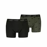 PUMA Elements Boxer, Vert, XL (Lot de 2) Hommes