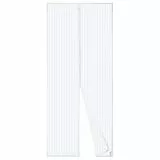 Moustiquaire Magnétique Pour Porte Apalus, Rideau en Maille, Joint Magnétique de Haut en Bas avec Fermeture Automatique, Maintient l'air frais à l'intérieur (100x210cm, Blanc)