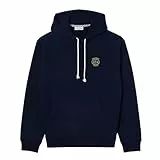 Lacoste Sweat à capuche pour homme, bleu marine, M