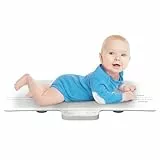 Cecotec Pèse bébés Nana BabyCare SmartWeight. Écran LED, Surface 60x25 cm, Capacité 50 G à 40 Kg, Fonction Tare, Fonction Hold, Mètre Ruban Inclus, Arrêt Automatique