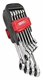 KS TOOLS - 503.4620 - Jeu de 10 clés mixtes à cliquet reversible GEARplus - 8-19 mm - jeu de clés plates en étui