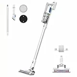 Eureka BR5 Slim Aspirateur sans Fil Léger Silencieux, 2 en 1 Aspirateur à Main, Aspirateur Balai Voiture Puissant Compact de 250W avec Batterie Amovible Brosse pour Sols Durs Tapis Poils d'Animaux