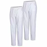 Misemiya - Pack 2 Pcs - Pantalon SANITAIRE Unisex - Uniformes MEDICALES Uniformes SANITAIRES Pantalon DE Travail - Réf 8312 * 2 pcs - XX-Large, Blanc 21