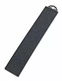 WENKO Tapis Egouttoir Slim noir, Egouttoir vaisselle, silicone souple, 42x8 cm