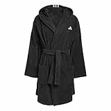 adidas Mixte HOODED BATHROBE, Black, S