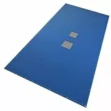 VOUNOT® Bâche Piscine Rectangulaire en Polyéthylène 160g/m2 avec Filet d'Ecoulement Bâche Imperméable Résistante Double Couche avec Oeillets en Aluminium Couverture Étanche 5X10m