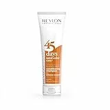 REVLON PROFESSIONAL 45 DAYS Shampooing et Après-shampooing 2en1 Protecteur de couleur COPPERS - Cheveux cuivrés & roux, Les cheveux sont soyeux, nourris et brillants en un seul geste