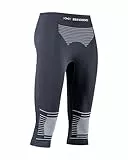 X-BIONIC Energizer 4.0 Pantalon 3/4, Femme, B002 Opale Noir/Blanc Arctique, M