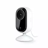 Arlo Essential VMC3060 Caméra de sécurité d'intérieur 2K (2ème génération) – 1 Pack – Sécurité à Domicile, Moniteur pour bébé, caméra pour Animaux de Compagnie, système de caméra 2K, Blanc
