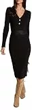 MORGAN 242-RMBROOK Robe, Noir, S Femme