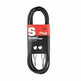 Stagg SGC3DL Câble de Guitare Deluxe Standard 3 m Noir