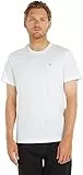 Tommy Jeans TJM XSLIM JERSEY TEE T-shirt à manches courtes Homme, Blanc (CLASSIC WHITE), M
