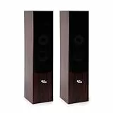 Evidence Acoustics Pack Enceintes HiFi/Home-Cinéma EA700-WAL - 2x500W PMPO - Bass Reflex 3 Voies - Noyer - Câble 5M