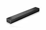 LG S20A - Barre de Son Intelligente, Bluetooth, 50 W, 2.0 canaux, compacte avec Double woofer intégré, Dolby Digital, DTS Digital Surround, Noir