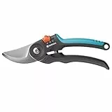Gardena Cisaille de jardin PremiumCut Flex: coupe en dérivation, pour bois frais, diamètre de coupe 24 mm, poignées ergonomiques, lames PowerCoating, fabriquée en Allemagne (12242-20)