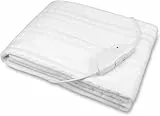 Medisana HU 674 Sous-couverture électrique, 150 x 80 cm, arrêt automatique, protection contre la surchauffe, 4 réglages de température, lavable, chauffe-matelas adapté à tous les matelas standard
