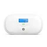 X-Sense Détecteur de Monoxyde de Carbone Connecté, Détecteur de CO avec Écran Numérique, Batterie Remplaçable, Compatible avec l'App X-Sense, Station de Base SBS50 Requise, XC0C-MR, Lot de 1