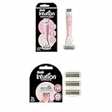 Lot Wilkinson Sword Intuition Complete Bikini – Rasoir & tondeuse 2-en-1 avec 5 lames gel protectrices + 3 recharges Skin Protect pour un rasage du maillot précis et une peau douce