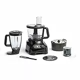 Moulinex Robot multifonction, 1000 W, 28 fonctions, Bol 3 L, Blender 2 L, Hachoir, Disques pour râper et émincer, Lames inox titanium, Robot cuisine, DoubleForce FP821811