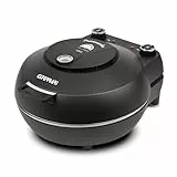 G3 Ferrari G10199 Four à pizza Pummarola, Jusqu’à 420 degré C, 1200 W, 2 pierres réfractaires, Parois froides, Pelles en inox, Livre de recettes inclus, Fermeture amortie, Noir mat