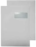 GPV - Boite de 250 Pochettes - Format C4 (229x324 mm), fenêtre de 110x50 mm, qualité papier blanc : 90 g/m2 - Certifié PEFC