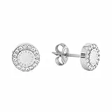 Tommy Hilfiger Jewelry Boucles D'oreilles Puces pour Femme en Acier Inoxydable avec des Cristaux - 2780907