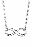 Elli Collier Femme Infinity Pendentif Tendance en Argent Sterling 925